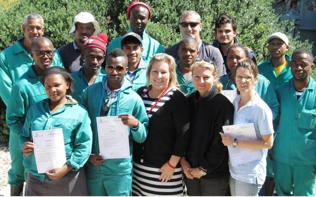 Fltr Front row:  Patricia Mntonga, VuyaniMgxekwana, SharÃ© Hobkirk, Amanda Van Staden, Lizelle Van Den Bergh. Middle: Akona Jordaan, Zamuxolo Nomelahle, Hilmar Dreyer, Tyron Spandiel,  Leticia Thonjeni, Moneuwa Mokoena.  Back:  Nazeem Davids, Ralph Jansen, Zolisa Magalani, Christiaan Klotz, Deon Kilian, Melikyaya Lubuza